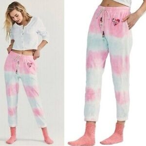 LoveShackFancy Santinella Tie-Dye Pant with Heart Detail
